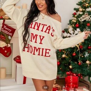 Santa’s My Homie sweater - L